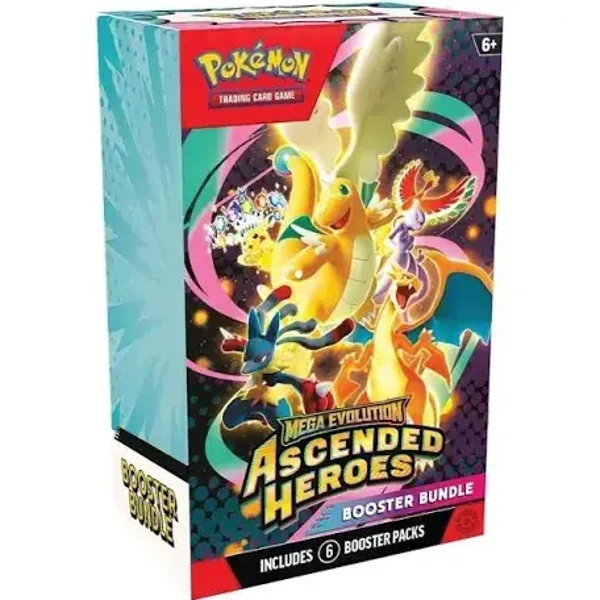 Pokémon TCG Mega Evolution Ascended Heroes Booster Bundle Sealed
