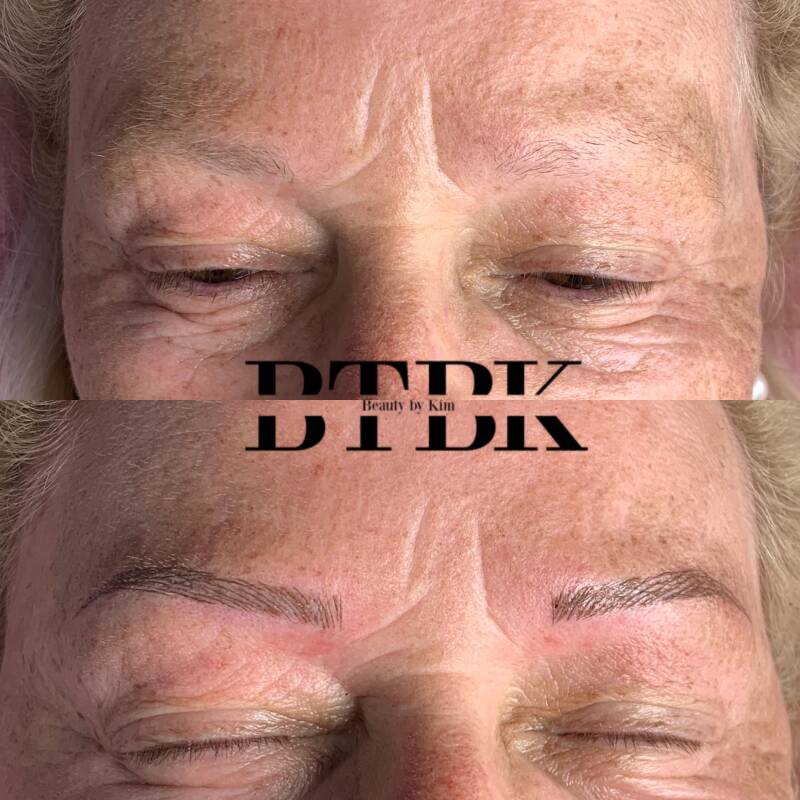 microblading ombre brows maarssen permanente makeup utrecht