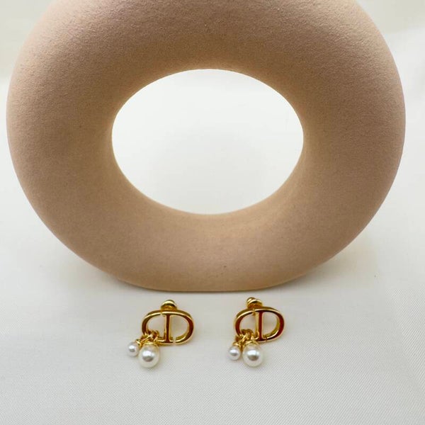 Orecchini Perline CD Oro