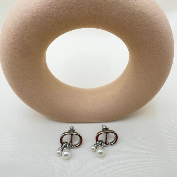 Orecchini Perline CD Argento