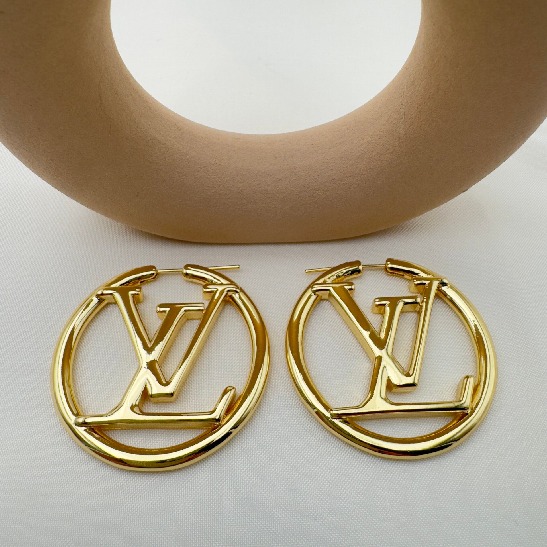 Orecchini Rotondi Maxi - Dorati LV