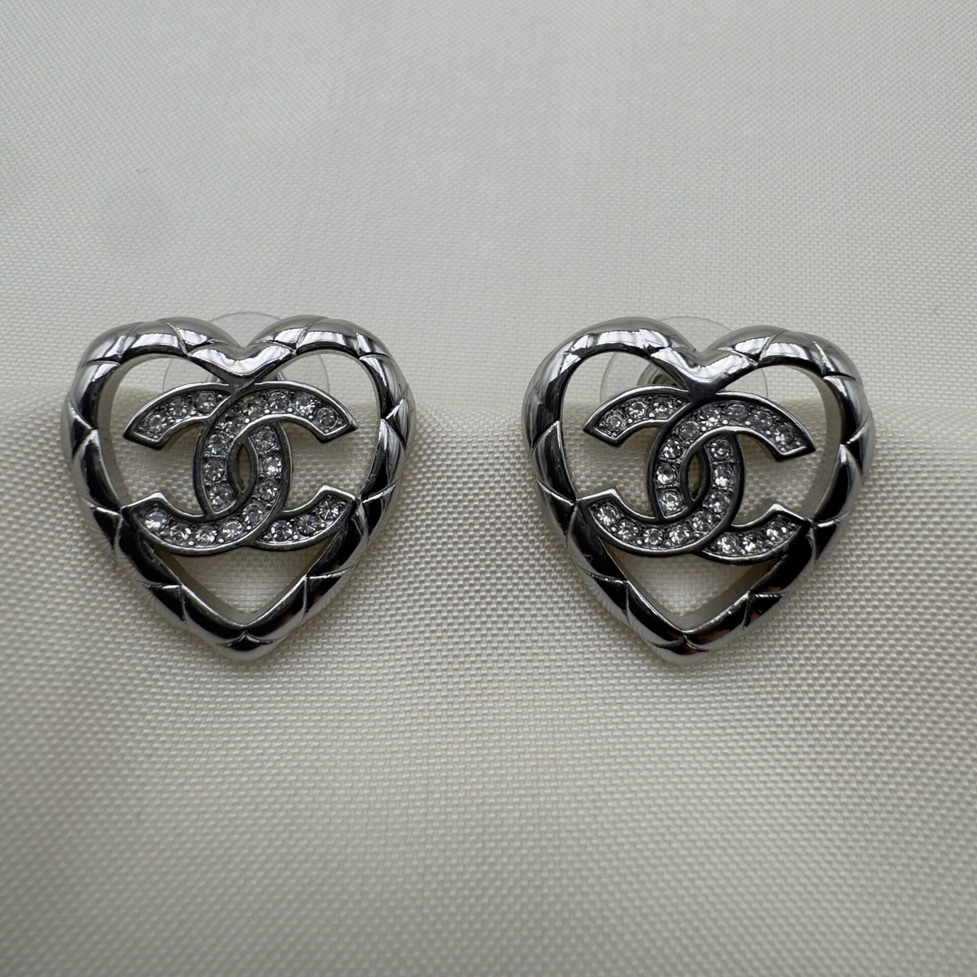 Orecchini Cuore Argento CC