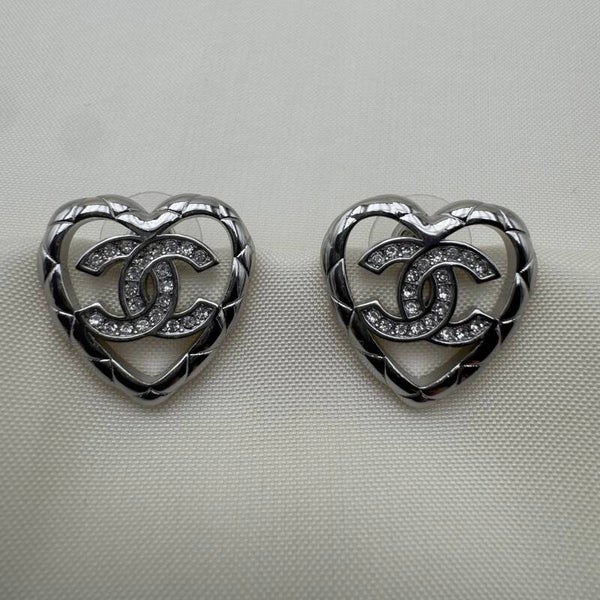 Orecchini Cuore Argento CC