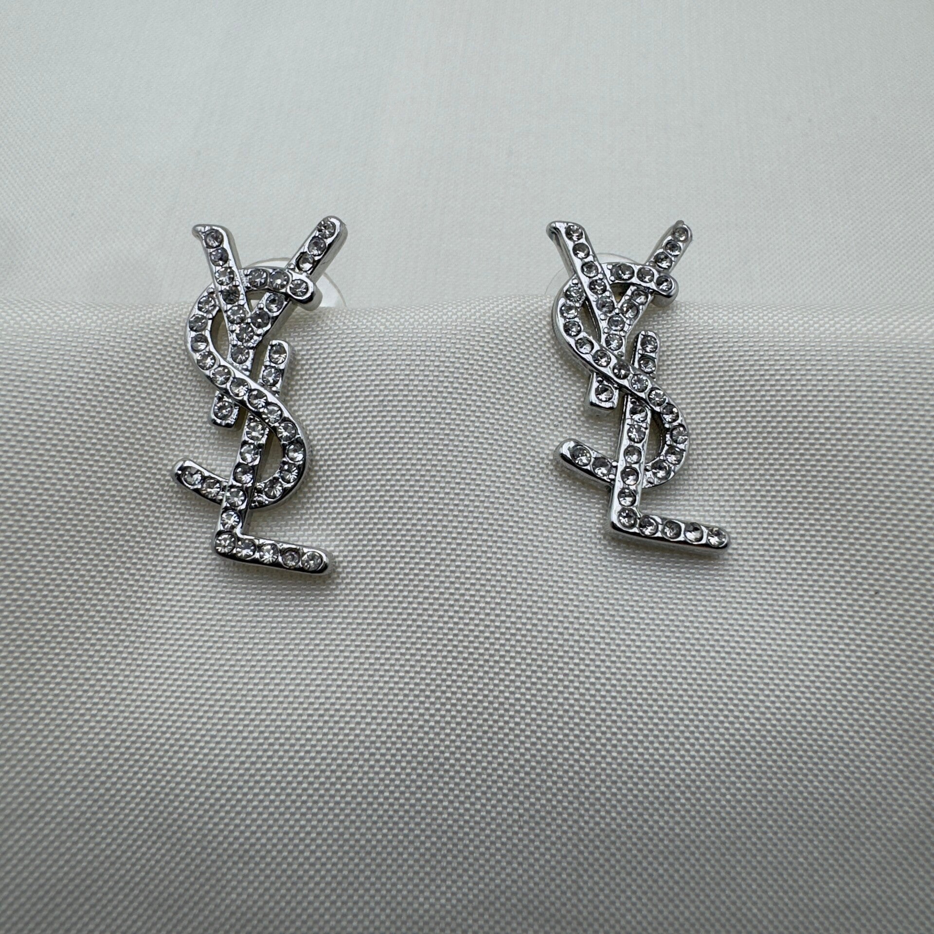 Orecchini Brillantini Argento YSL