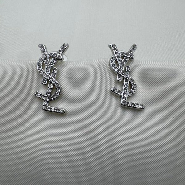 Orecchini Brillantini Argento YSL