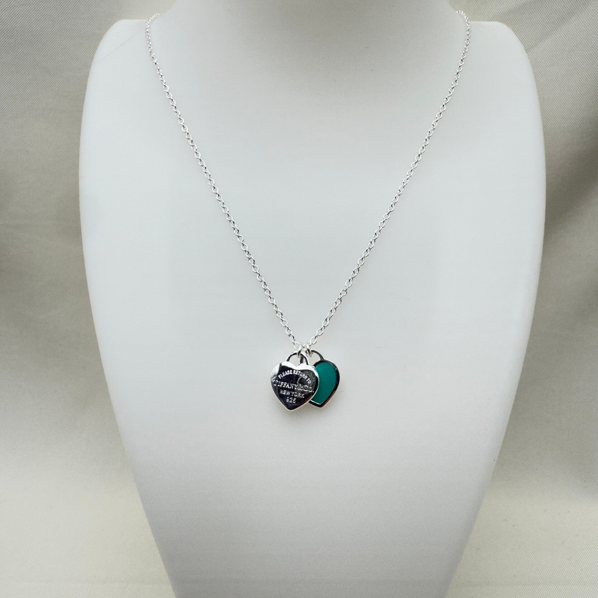 Collezione Tiff Doppio Cuore Mini con Smalto