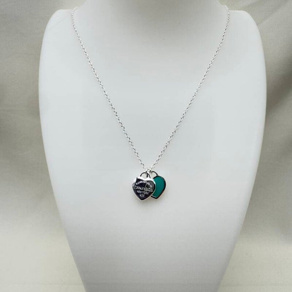 Collezione Tiff Doppio Cuore Mini con Smalto