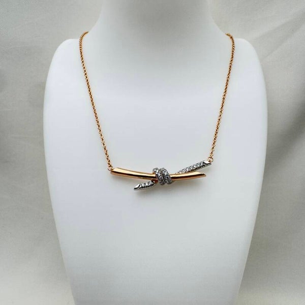 Collezione Tiff Nodo Dorato con Cristalli