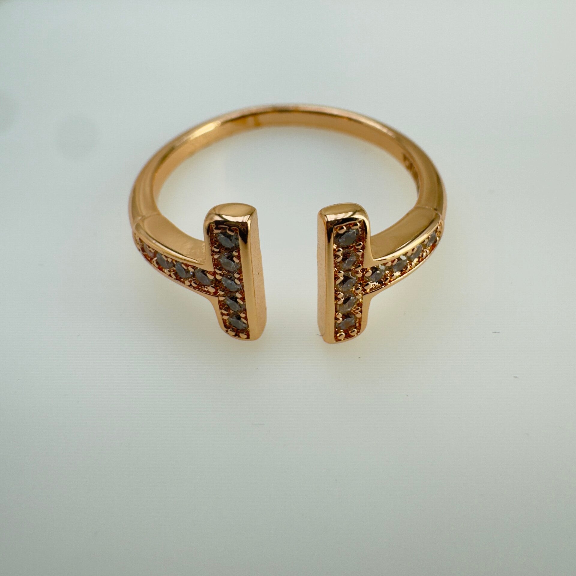 Anello Linea T Classic Oro Rosa