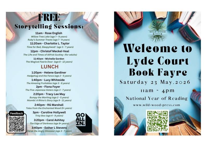 Lyde Court Welcome & times for storytelling