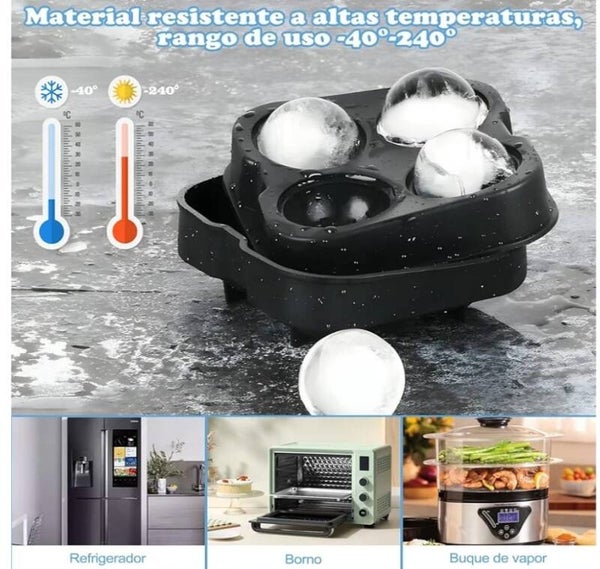 MOLDES PARA HIELO EN ESFERAS
