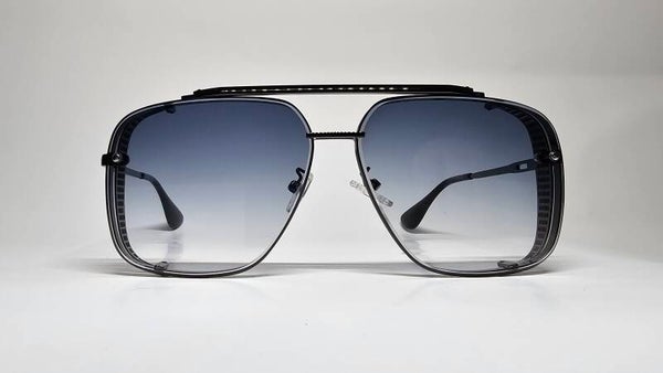 Sunrise Spectrum Retro Sonnenbrille - Blau Weiß