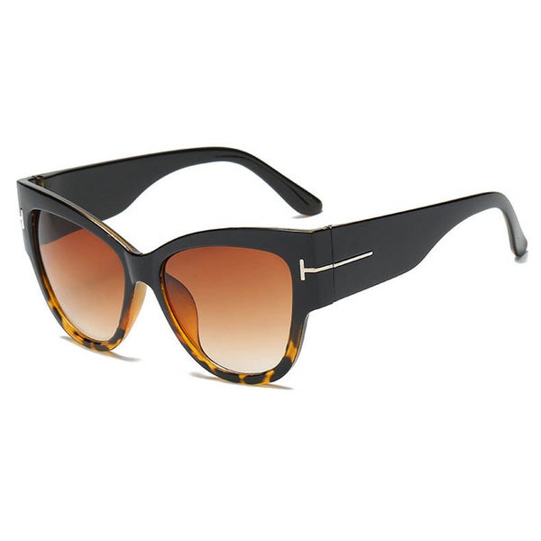 Shades Oversized Black Brown - Fashionbrille