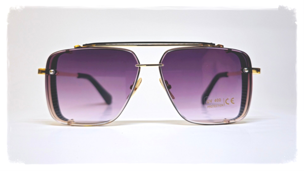 Sonnenbrille Retro 1 - Âubergine
