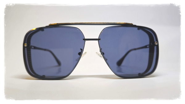 Sunrise Spectrum Retro Sonnenbrille - Schwarz