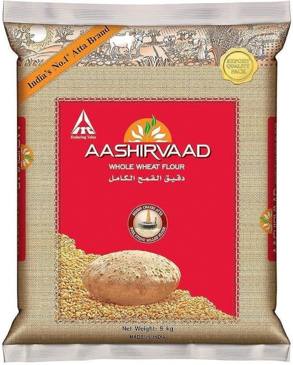 Aashirvaad Whole Wheat Flour 5kg