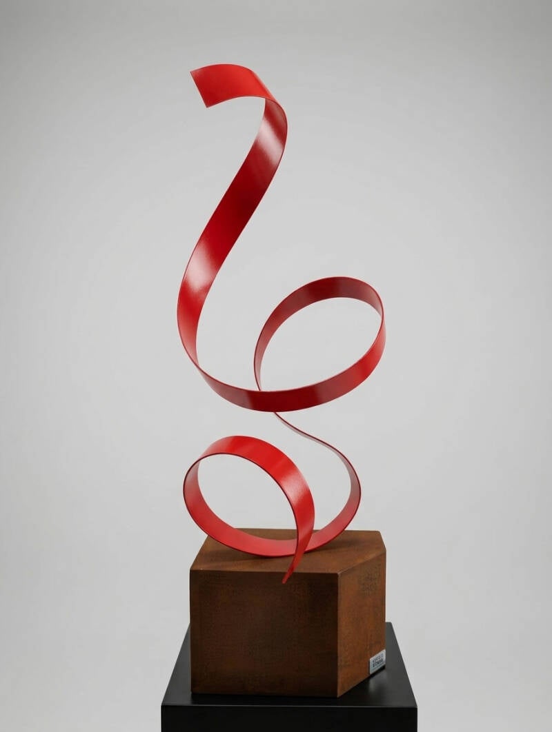 Escultura de metal 'Giro del Destino'