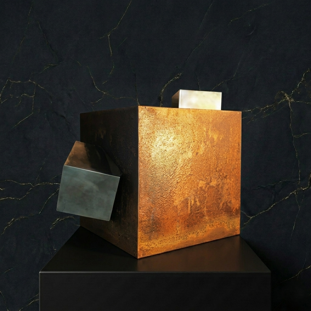 Escultura de metal 'Giro del Destino'