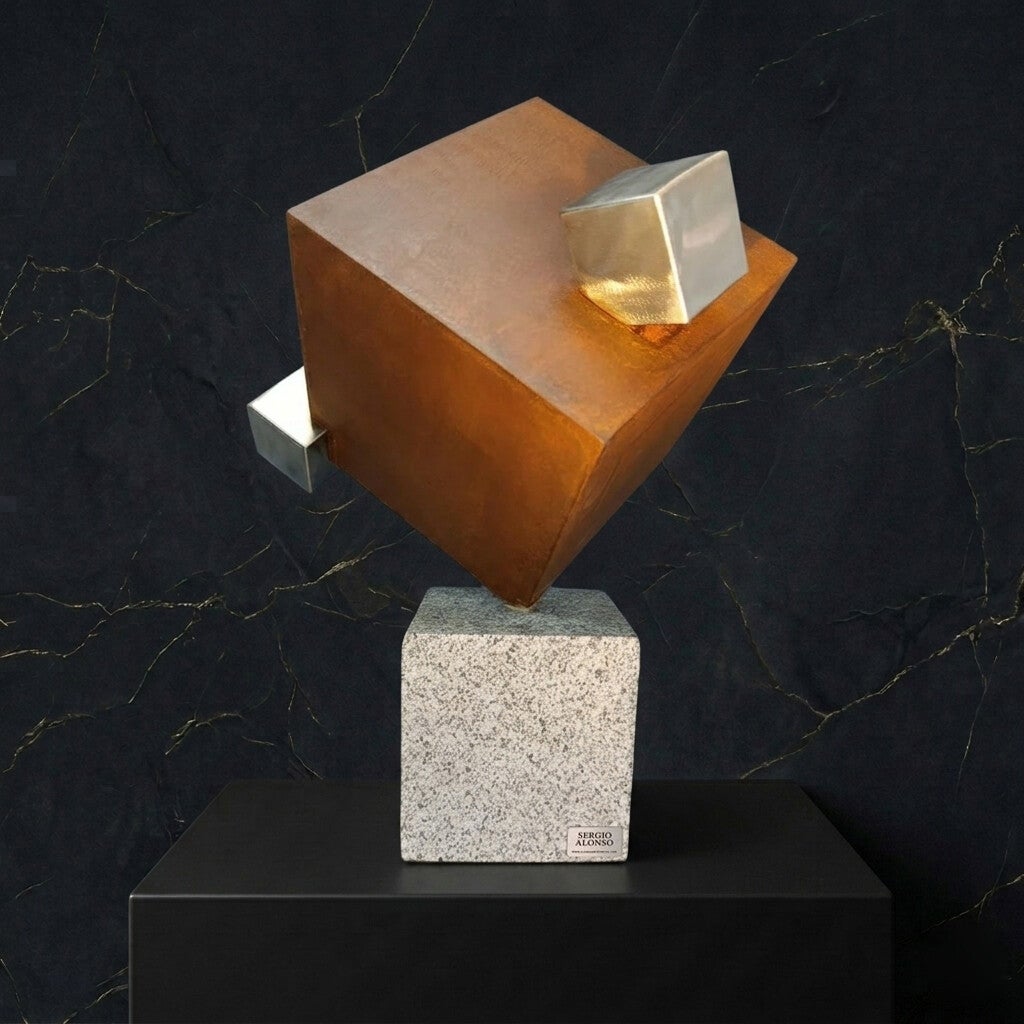 Escultura de metal 'Giro del Destino'