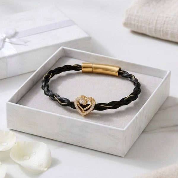 Schweifhaararmband "Herzensband"