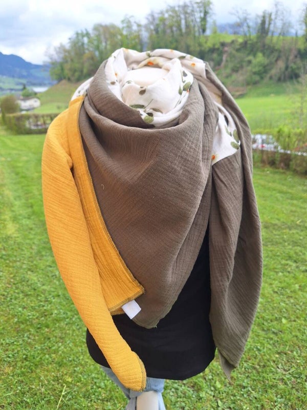 XXL  Musseline Schal