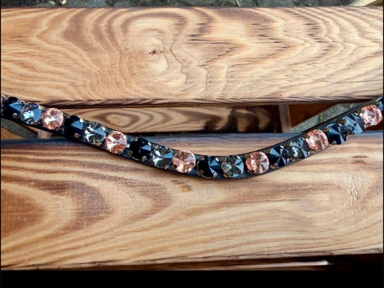 Swarovski Stirnriemen “Black Beauty”