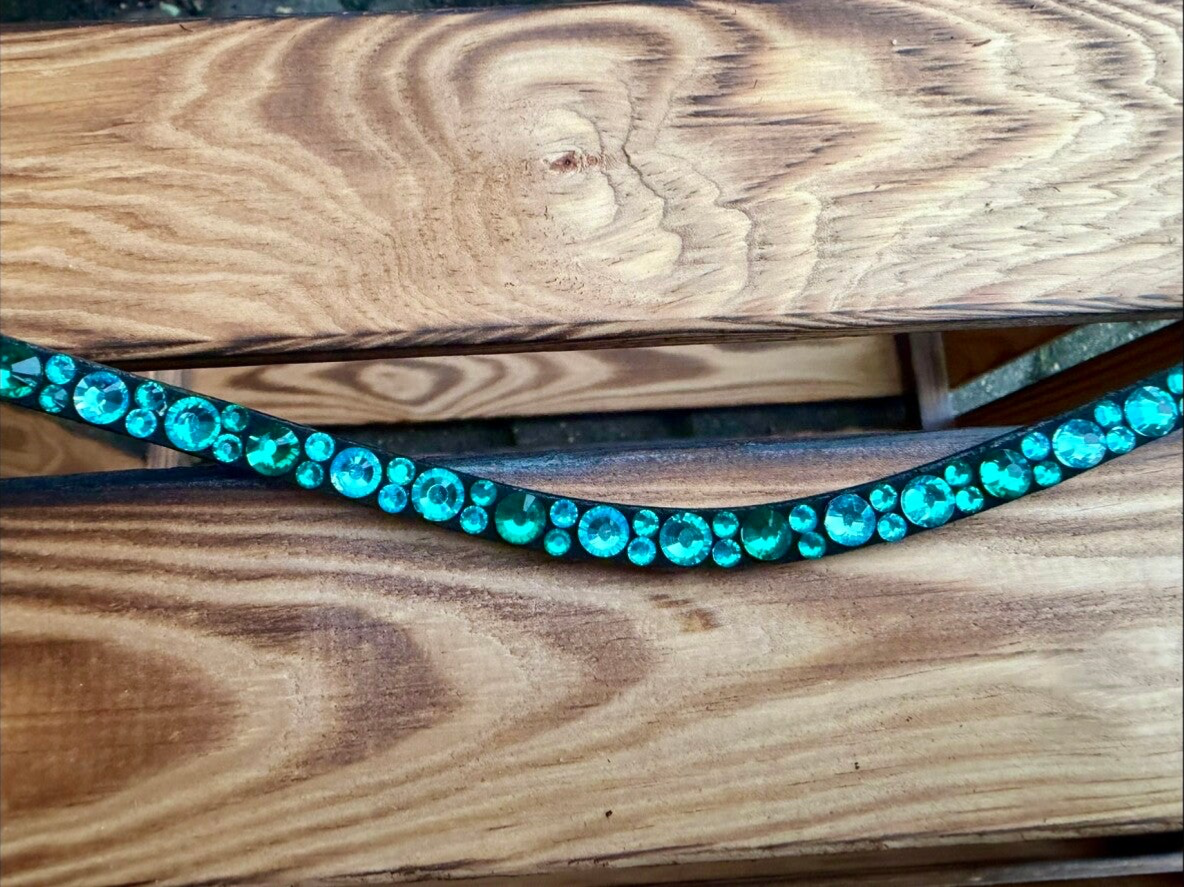 Swarovski Stirnriemen “Aqua”