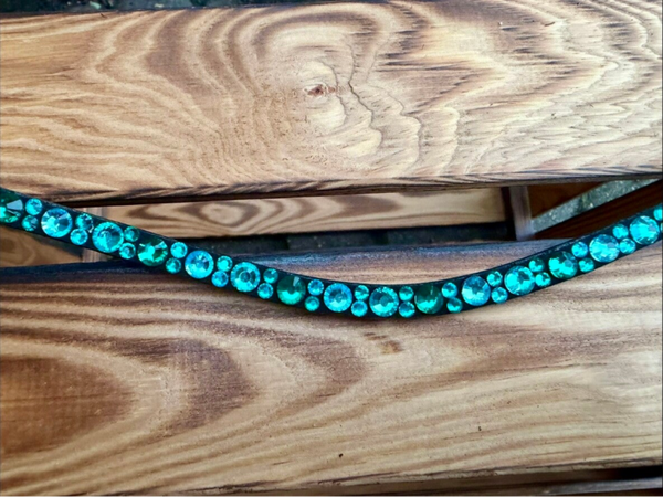 Swarovski Stirnriemen “Aqua”