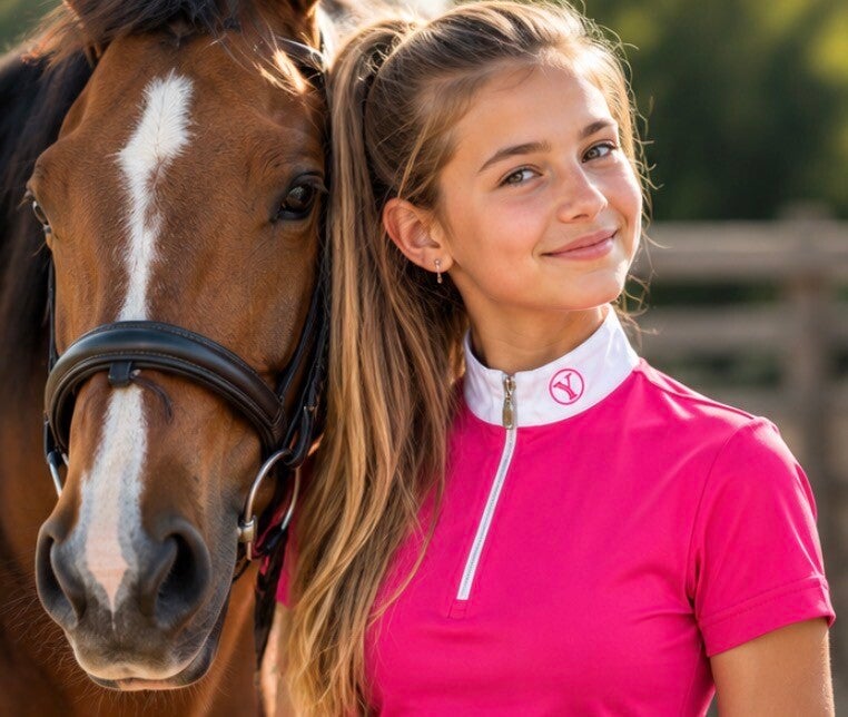 Turniershirt magenta/ pink