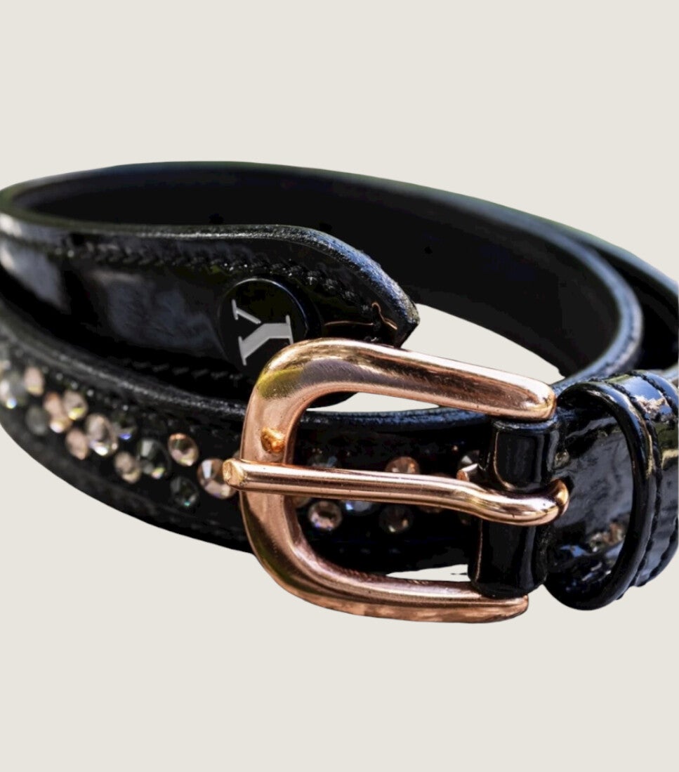 Eleganter Lack-Gürtel „Cloé“