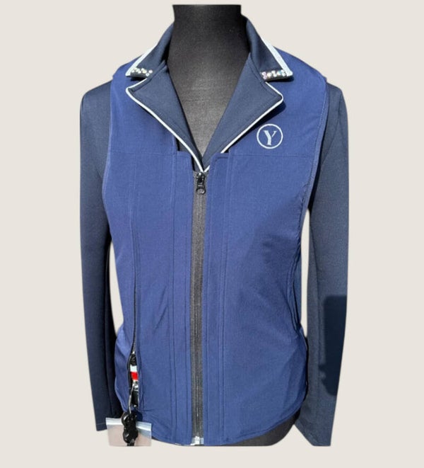 Airbagweste für Erwachsene und Kinder in blau