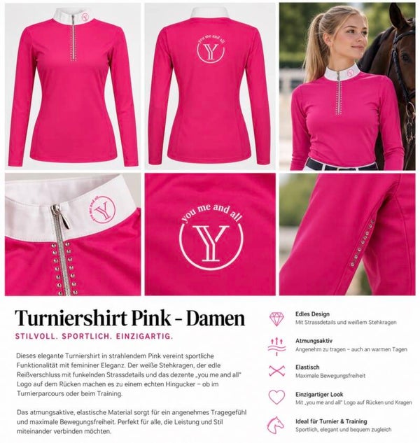 Elegantes Damen Turniershirt