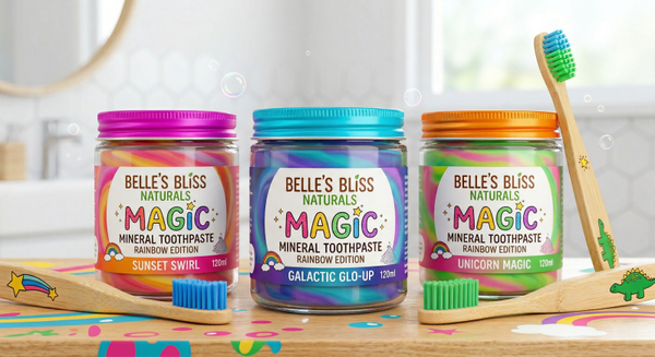 "Magic" Mineral Toothpaste: Rainbow Edition