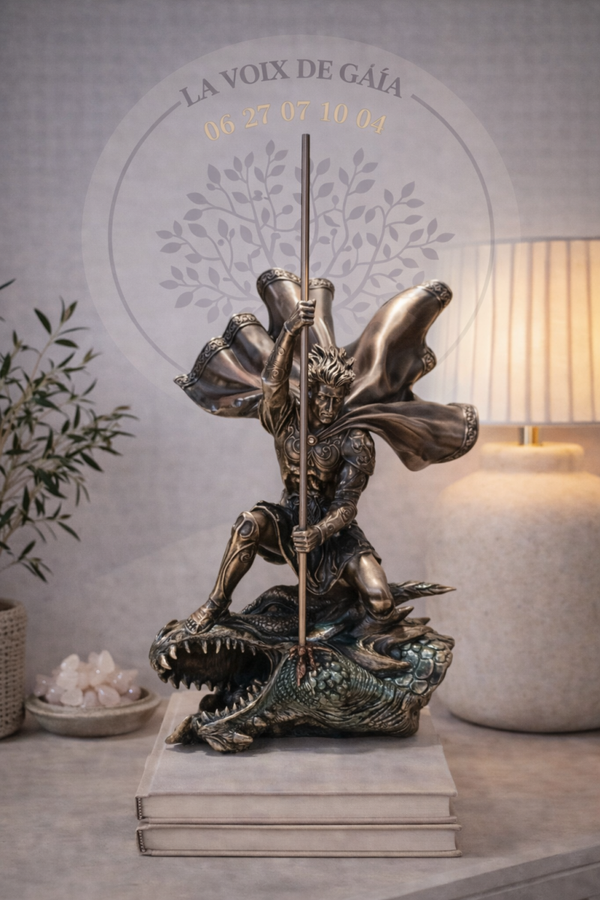 STATUE BRONZE SAINT GEORGES