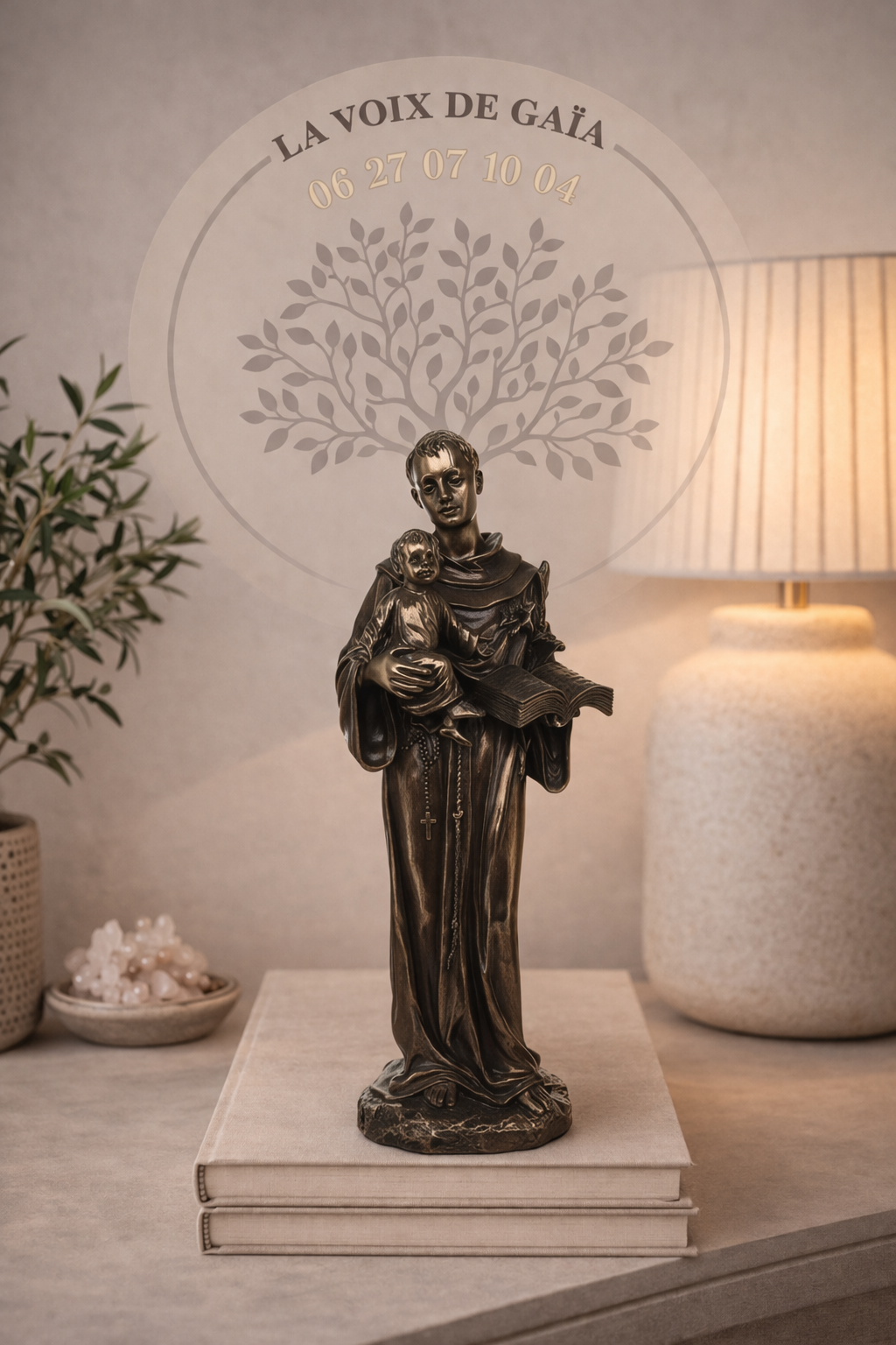 STATUE BRONZE SAINT ANTOINE