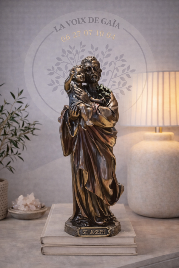 STATUE BRONZE SAINT JOSEPH