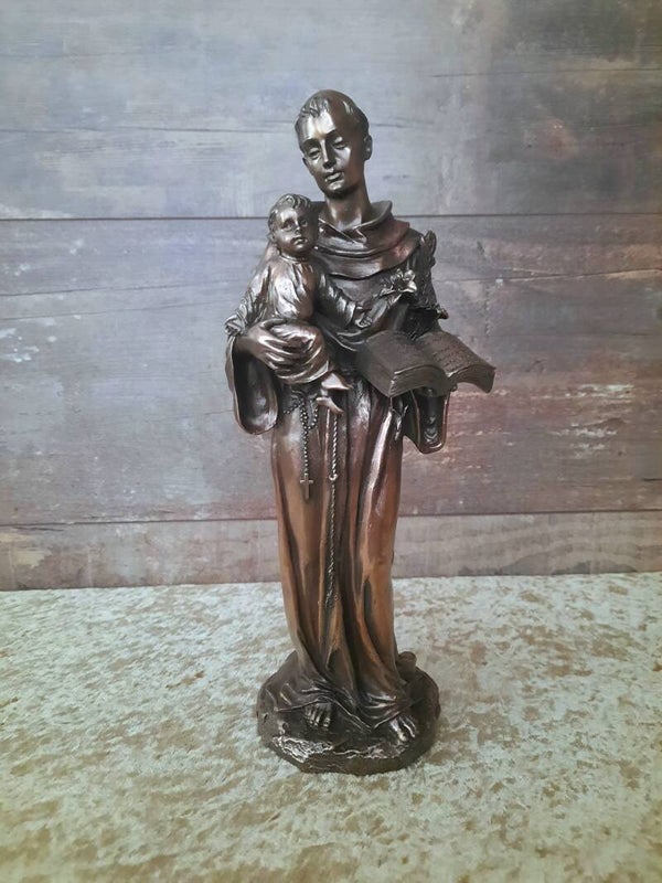 STATUE BRONZE SAINT ANTOINE