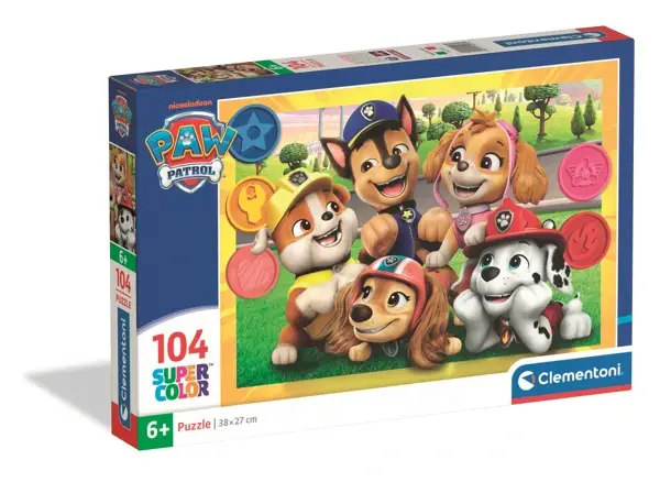 Pussel med valparna från Paw Patrol