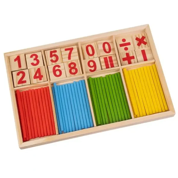 Ett pedagogiskt räkneset i trä