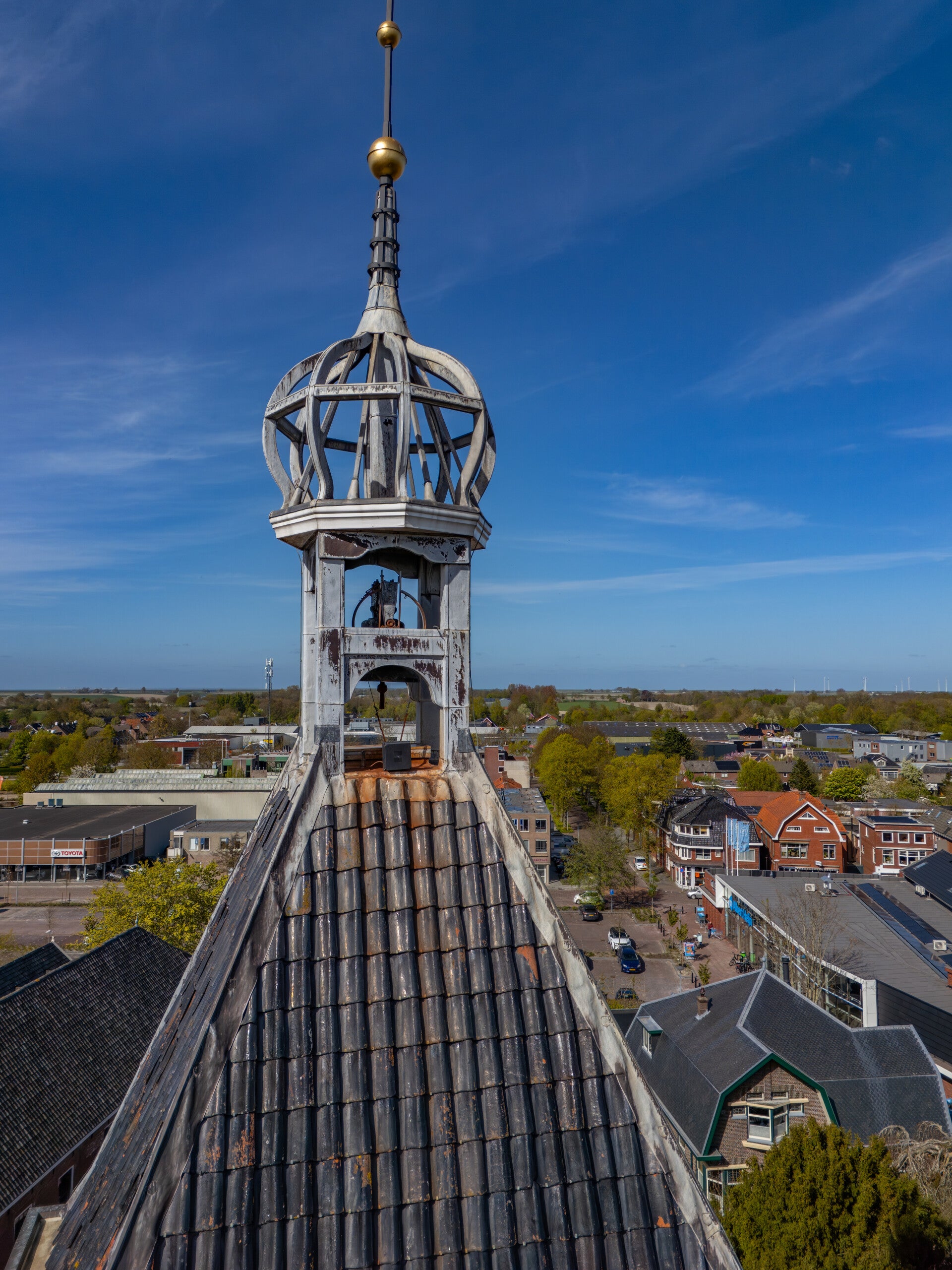 Planmatig onderhoud drone inspectie lekage aardbeving schade