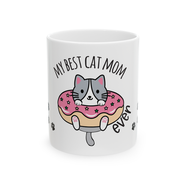 Cat Mom Ceramic Mug