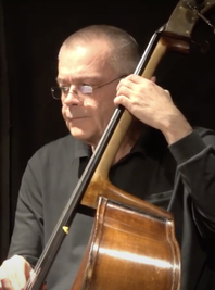 Walter Weber bei einem Konzert im Jazzclub Lustenau