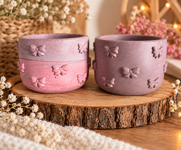 Petit pot Papillia – Création artisanale en Jesmonite