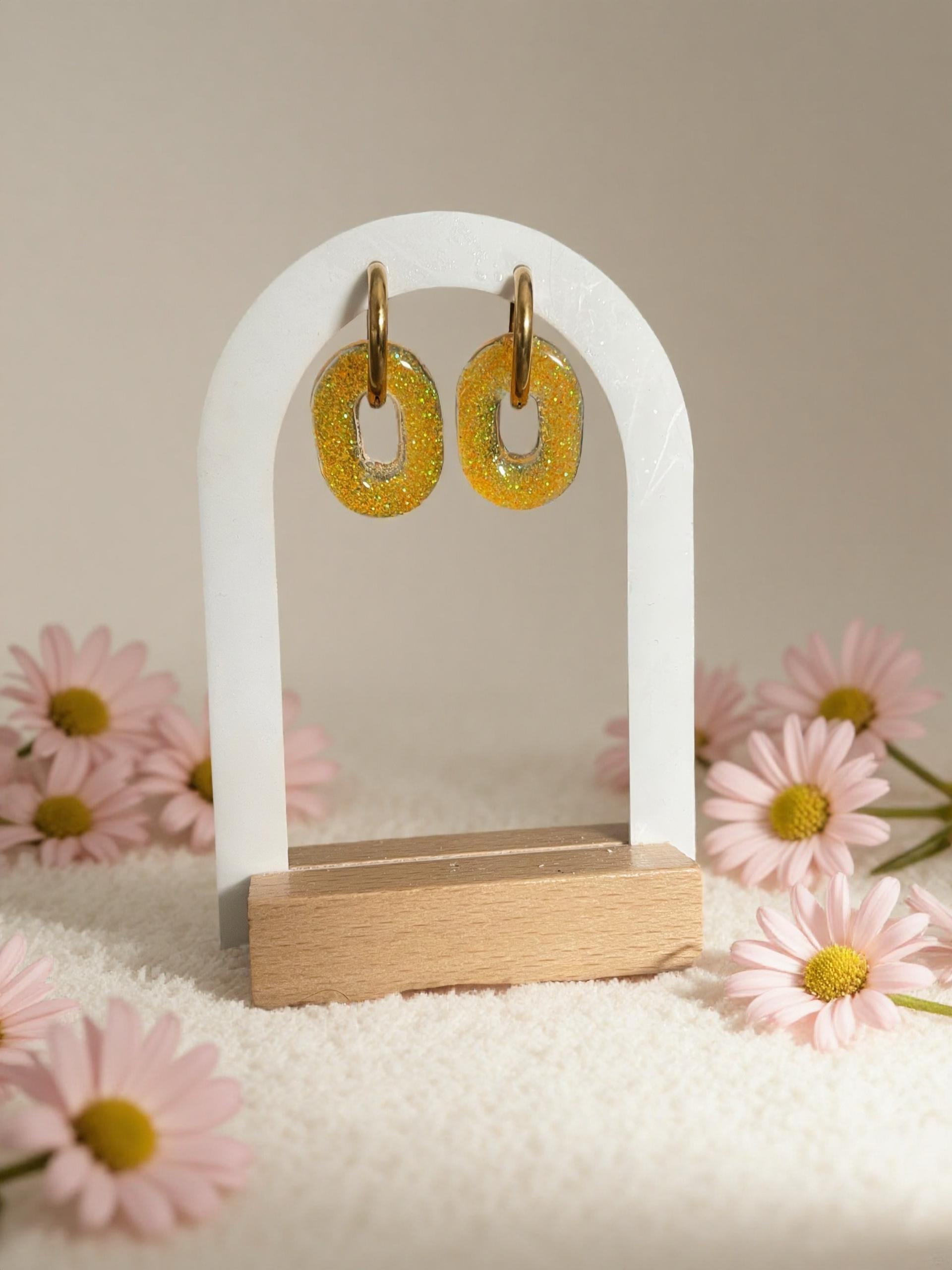 Pampille Ovale en résine