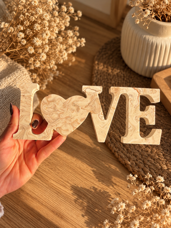 Love en jesmonite