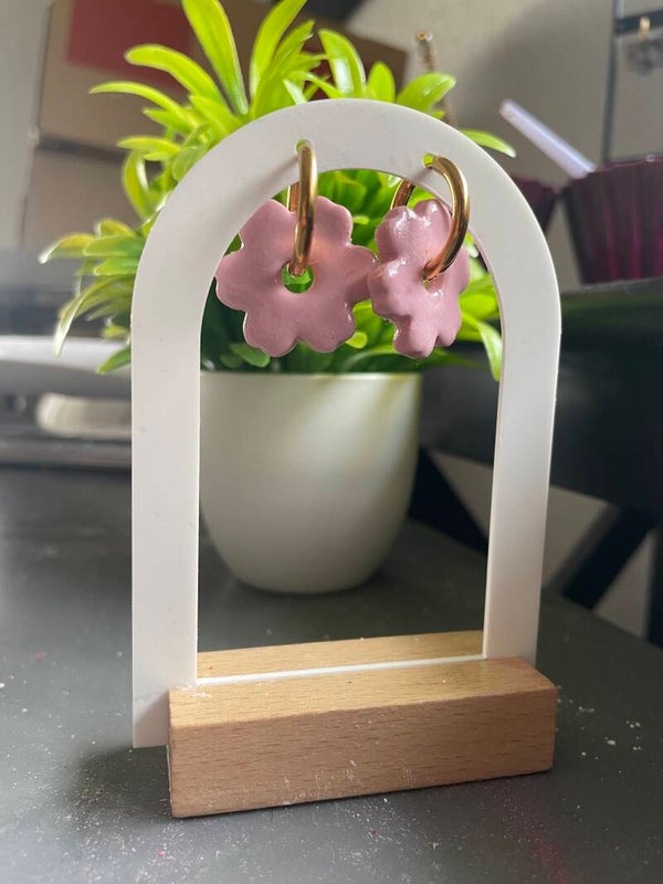 Pampille Jade en pâte polymère