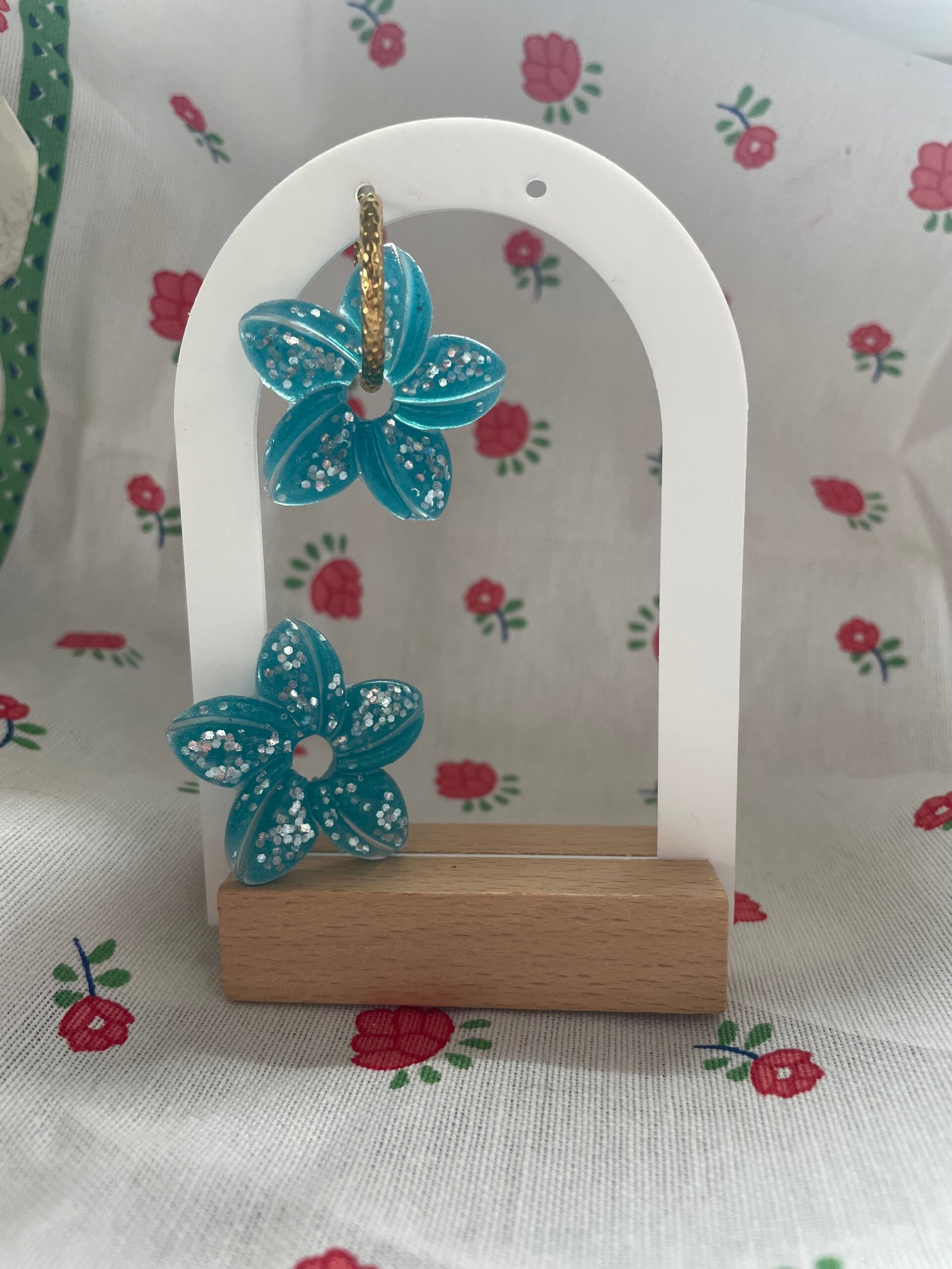 Pampille Flora en résine