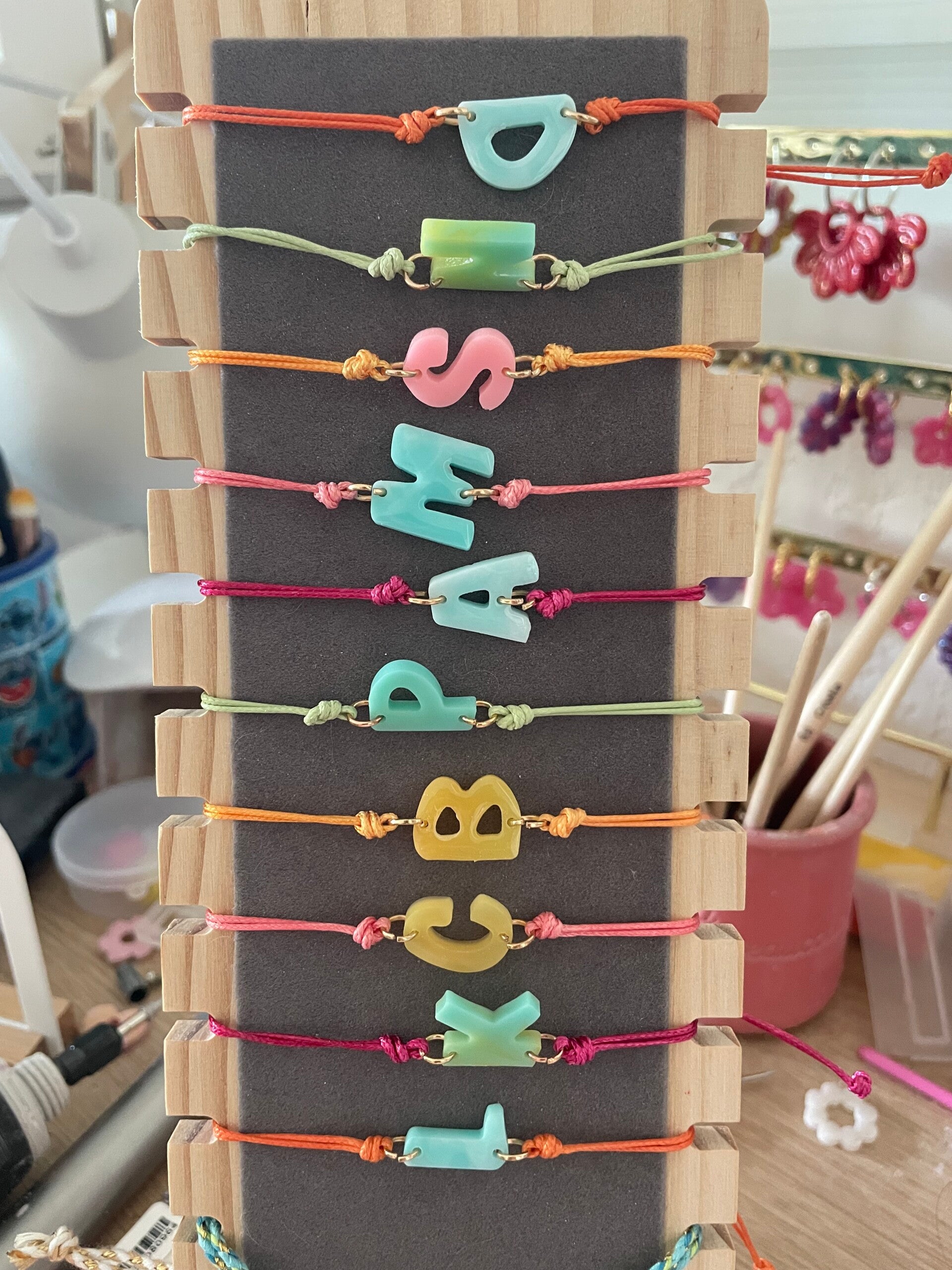 Bracelet lettre