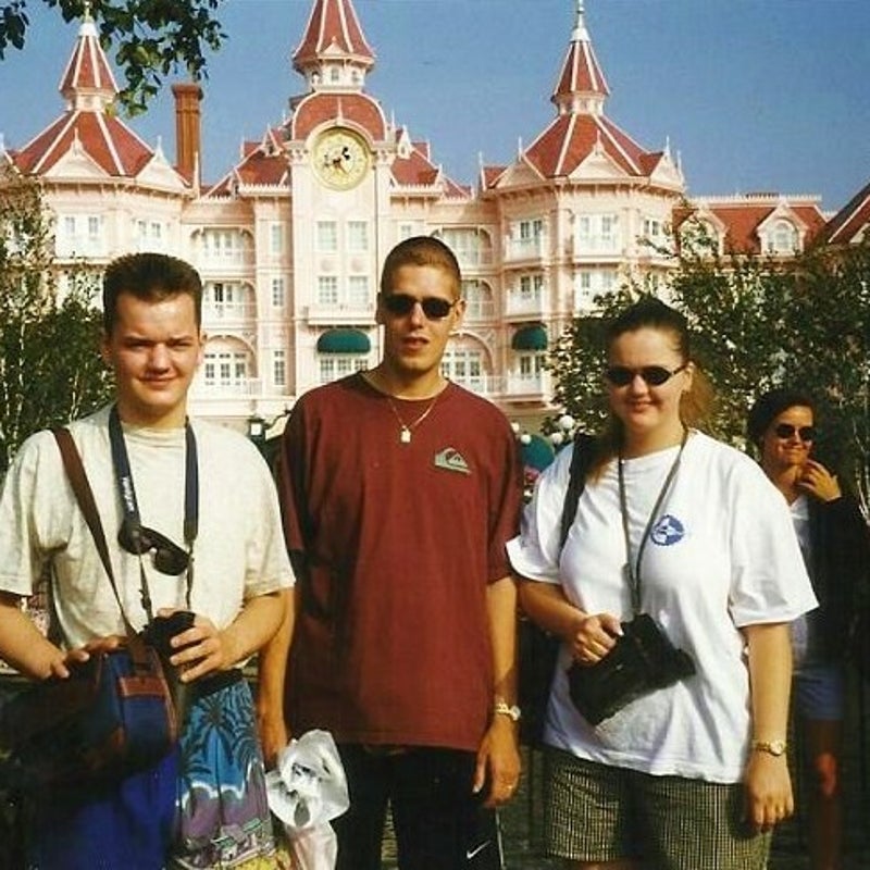 19-8-1998 - familietrip Disney/Parijs. Dit is in Disney Paris.
