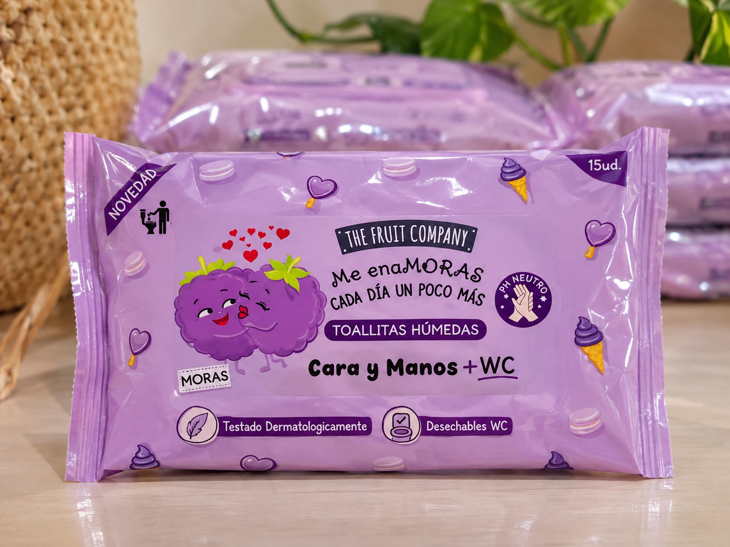 Lingettes Mûre